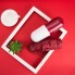 Дизайнерский карманный капсульный мини-зонт Capsule Umbrella-mini Designer All Seasons, Black/Burgundy 