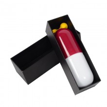Дизайнерский карманный капсульный мини-зонт Capsule Umbrella-mini Designer All Seasons, Black/Burgundy 