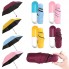 Дизайнерский карманный капсульный мини-зонт Capsule Umbrella-mini Designer All Seasons, Black/Burgundy 