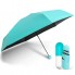 Дизайнерский карманный капсульный мини-зонт Capsule Umbrella-mini Designer All Seasons, Black/Blue  
