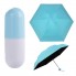 Дизайнерский карманный капсульный мини-зонт Capsule Umbrella-mini Designer All Seasons, Black/Blue  
