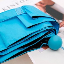 Дизайнерский карманный капсульный мини-зонт Capsule Umbrella-mini Designer All Seasons, Black/Blue  