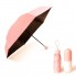 Дизайнерский карманный капсульный мини-зонт Capsule Umbrella-mini Designer All Seasons, Black/Pink