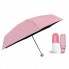 Дизайнерский карманный капсульный мини-зонт Capsule Umbrella-mini Designer All Seasons, Black/Pink
