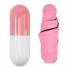 Дизайнерский карманный капсульный мини-зонт Capsule Umbrella-mini Designer All Seasons, Black/Pink