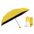 Дизайнерский карманный капсульный мини-зонт Capsule Umbrella-mini Designer All Seasons, Black/Yellow 