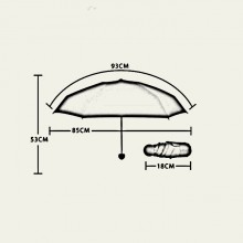 Дизайнерский карманный капсульный мини-зонт Capsule Umbrella-mini Designer All Seasons, Black/Yellow 