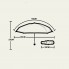 Дизайнерский карманный капсульный мини-зонт Capsule Umbrella-mini Designer All Seasons, Black/Yellow 