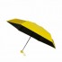 Дизайнерский карманный капсульный мини-зонт Capsule Umbrella-mini Designer All Seasons, Black/Yellow 