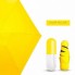 Дизайнерский карманный капсульный мини-зонт Capsule Umbrella-mini Designer All Seasons, Black/Yellow 