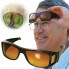 Комплект Антибликовые очки 2в1 ночные и дневные HD Vision WrapArounds Day & Night Original, Тёмные и Жёлтые
