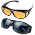 Комплект Антибликовые очки 2в1 ночные и дневные HD Vision WrapArounds Day & Night Original, Тёмные и Жёлтые