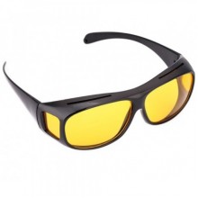 Комплект Антибликовые очки 2в1 ночные и дневные HD Vision WrapArounds Day & Night Original, Тёмные и Жёлтые