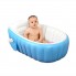 Надувная ванночка Levand Intime Baby Bath Tub, Голубая + Насос