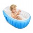 Надувная ванночка Levand Intime Baby Bath Tub, Голубая + Насос