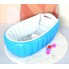 Надувная ванночка Levand Intime Baby Bath Tub, Голубая + Насос