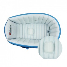Надувная ванночка Levand Intime Baby Bath Tub, Голубая + Насос