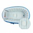 Надувная ванночка Levand Intime Baby Bath Tub, Голубая + Насос