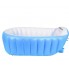 Надувная ванночка Levand Intime Baby Bath Tub, Голубая + Насос