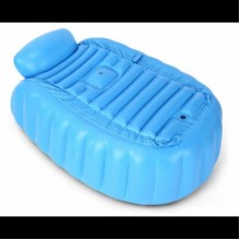 Надувная ванночка Levand Intime Baby Bath Tub, Голубая + Насос