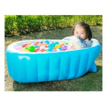 Надувная ванночка Levand Intime Baby Bath Tub, Голубая + Насос