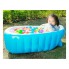 Надувная ванночка Levand Intime Baby Bath Tub, Голубая + Насос