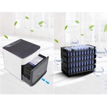 Портативный мобильный переносной мини Кондиционер Вентилятор 2X SPEED LED Arctic Air ULTRA Original 2.0 10 Вт c функциями охлаждения, очистки, увлажнения воздуха + маленький бытовой ночник с питанием от USB
