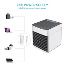 Портативный мобильный переносной мини Кондиционер Вентилятор 2X SPEED LED Arctic Air ULTRA Original 2.0 10 Вт c функциями охлаждения, очистки, увлажнения воздуха + маленький бытовой ночник с питанием от USB