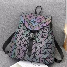 Подростковый Женский рюкзак Бао Бао Ночной алмаз Bao Bao Issey Miyake Хамелеон мелкий ромбик