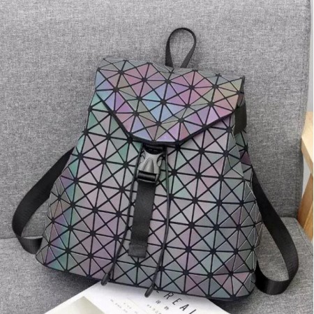 Подростковый Женский рюкзак Бао Бао Ночной алмаз Bao Bao Issey Miyake Хамелеон мелкий ромбик