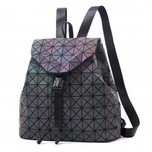 Подростковый Женский рюкзак Бао Бао Ночной алмаз Bao Bao Issey Miyake Хамелеон мелкий ромбик