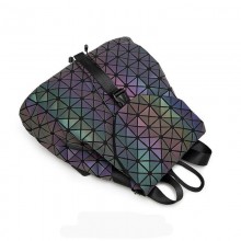 Подростковый Женский рюкзак Бао Бао Ночной алмаз Bao Bao Issey Miyake Хамелеон мелкий ромбик