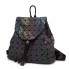 Подростковый Женский рюкзак Бао Бао Ночной алмаз Bao Bao Issey Miyake Хамелеон мелкий ромбик