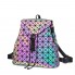 Подростковый Женский рюкзак Бао Бао Ночной алмаз Bao Bao Issey Miyake Хамелеон мелкий ромбик