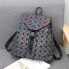 Подростковый Женский рюкзак Бао Бао Ночной алмаз Bao Bao Issey Miyake Хамелеон мелкий ромбик