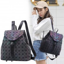 Подростковый Женский рюкзак Бао Бао Ночной алмаз Bao Bao Issey Miyake Хамелеон мелкий ромбик