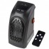 Портативный электрический Тепловентилятор Levand Handy Heater с Керамическим элементом 400W плюс Пульт управления
