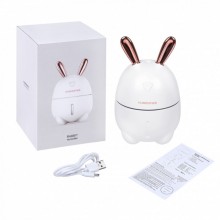 Зайка Увлажнитель воздуха и ночник 2в1 Humidifier, Белый