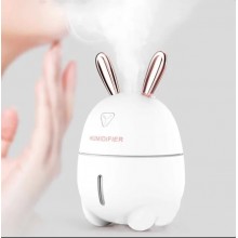 Зайка Увлажнитель воздуха и ночник 2в1 Humidifier, Белый