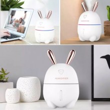 Зайка Увлажнитель воздуха и ночник 2в1 Humidifier, Белый