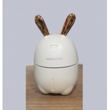 Зайка Увлажнитель воздуха и ночник 2в1 Humidifier, Белый
