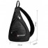 Городской многофункциональный Рюкзак-сумка SwissGear BaG Sling (Слинг) через плечо для мужчин с выходом для наушников Black