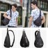 Городской многофункциональный Рюкзак-сумка SwissGear BaG Sling (Слинг) через плечо для мужчин с выходом для наушников Black