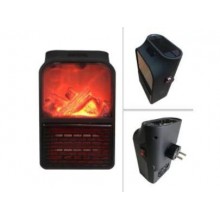 Портативный электрический Тепловентилятор Levand Flame Heater 1000W с LED дисплеем плюс Пульт управления