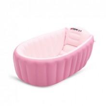 Надувная ванночка Levand Intime Baby Bath Tub, Розовая + Насос