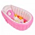 Надувная ванночка Levand Intime Baby Bath Tub, Розовая + Насос