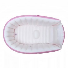 Надувная ванночка Levand Intime Baby Bath Tub, Розовая + Насос