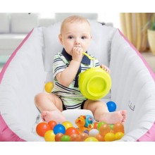 Надувная ванночка Levand Intime Baby Bath Tub, Розовая + Насос