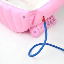 Надувная ванночка Levand Intime Baby Bath Tub, Розовая + Насос