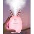 Зайка Увлажнитель воздуха и ночник 2в1 Humidifier, Розовый
